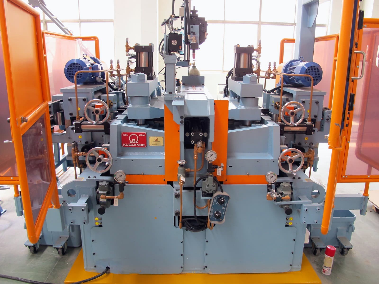 Actual JT Tube CNC bending equipment shown from the front